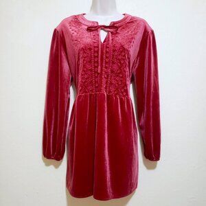 Pioneer Woman Velvety Blouse Size L